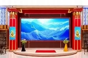 海报站位顺序之争专题封面，四个浅色方块按高低顺序排列